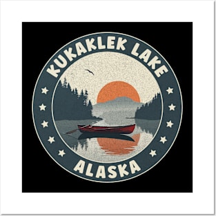 Kukaklek Lake Alaska Sunset Posters and Art